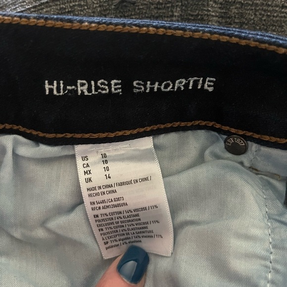 American Eagle Women’s 360 Super Stretch Hi Rise Shortie Shorts - Picture 3 of 4